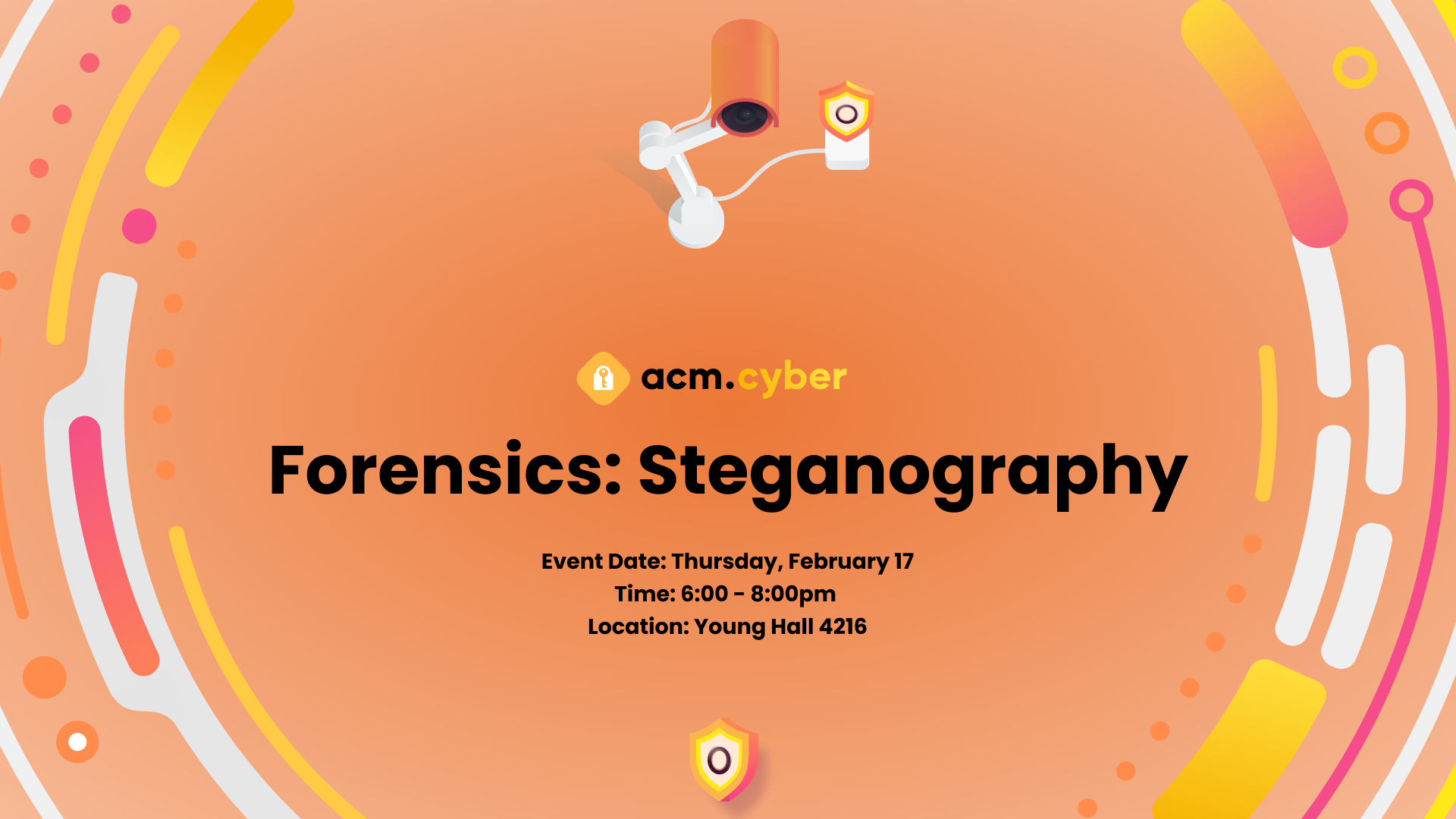 Cyber Academy: Steganography Workshop Banner